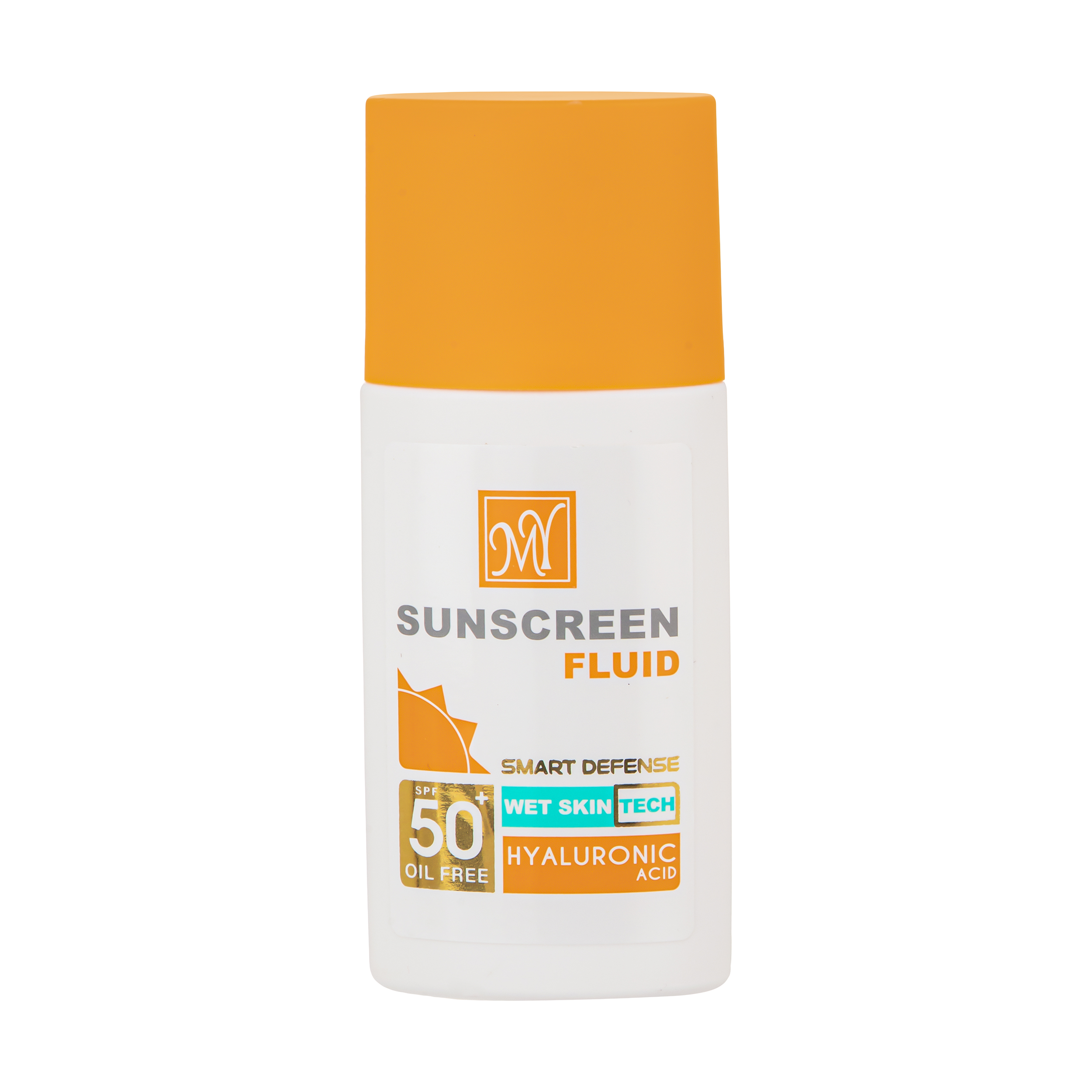 فلوئید ضد آفتاب بی رنگ مای spf50 مدل hyaluronic acid مناسب انواع پوست حجم 50 میلی لیتر