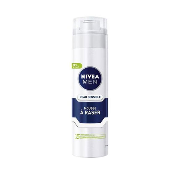 فوم اصلاح نیوآ مدل peau sensible حجم 200 میلی لیتر