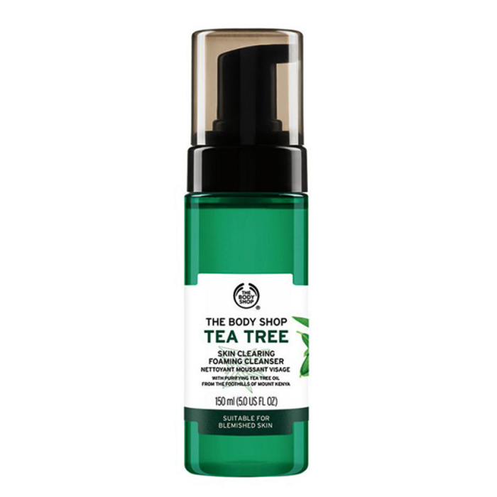 فوم شستشو صورت بادی شاپ مدل tea tree حجم 150 میلی لیتر