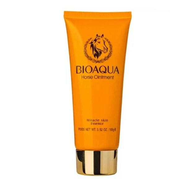 فوم شستشو صورت بایوآکوا مدل روغن اسب کد bqy2881 وزن 100 گرم