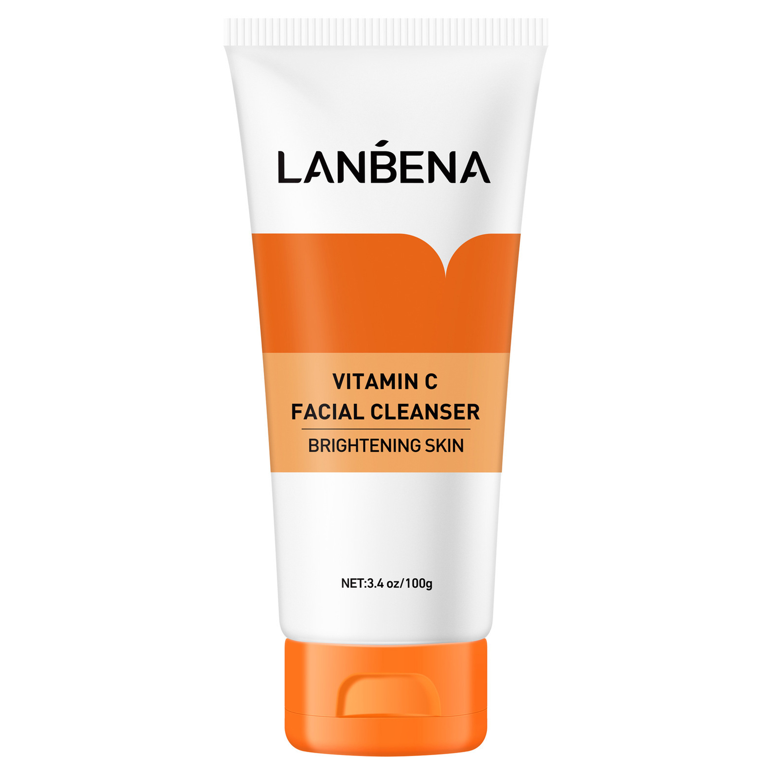 فوم شستشو صورت لنبنا مدل vitamin c وزن 100 گرم