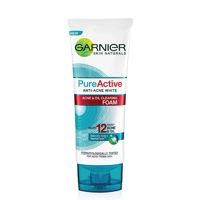 فوم شستشو صورت گارنیه مدل anti acne حجم 100 میلی لیتر