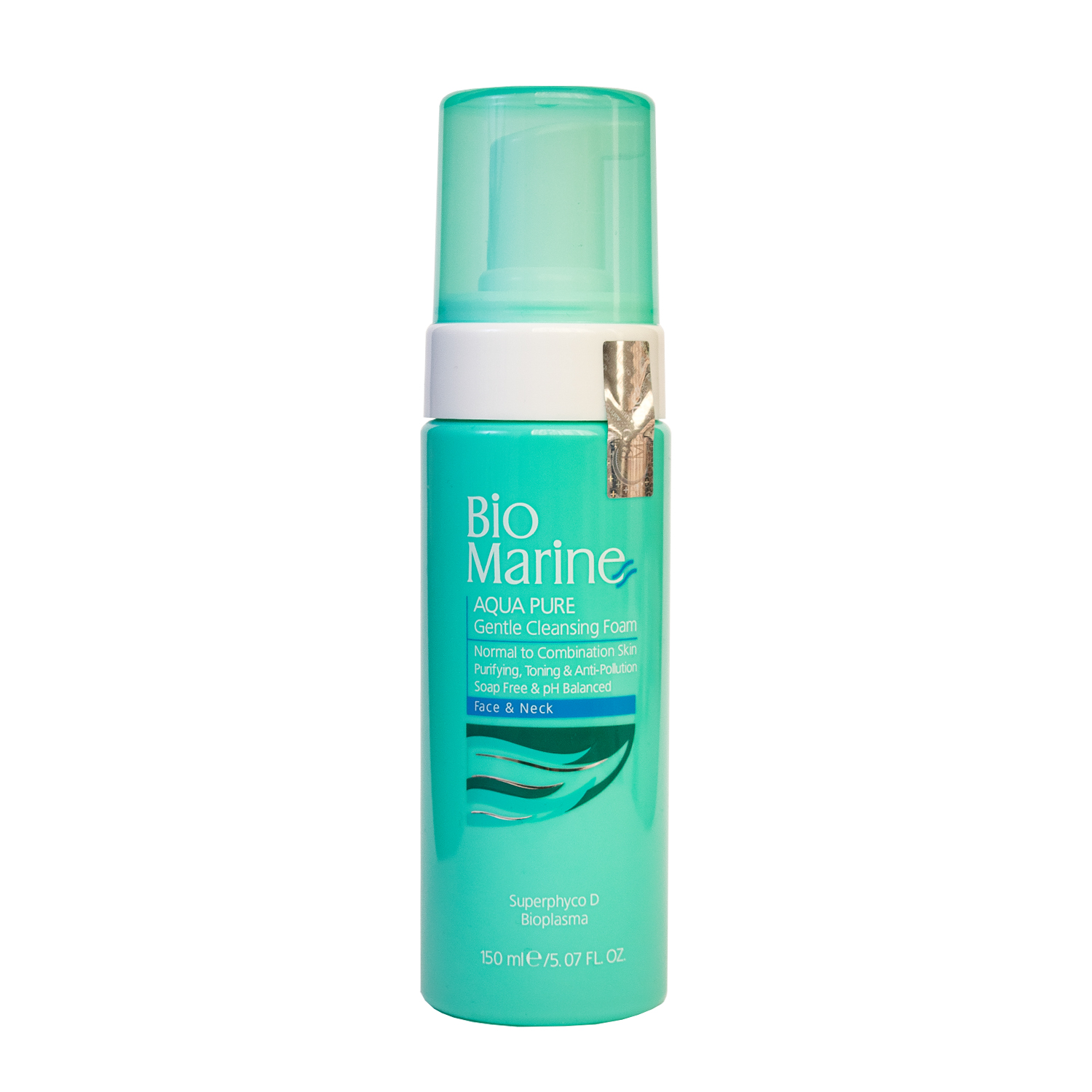 فوم شستشوی صورت بایو مارین مدل aqua pure حجم 150 میلی لیتر