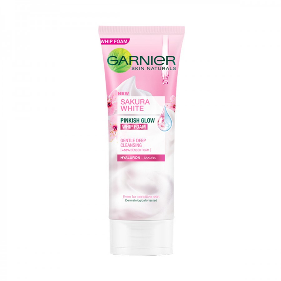 فوم لایه بردار پوست گارنیه مدل pinkish glow حجم 100 میلی لیتر