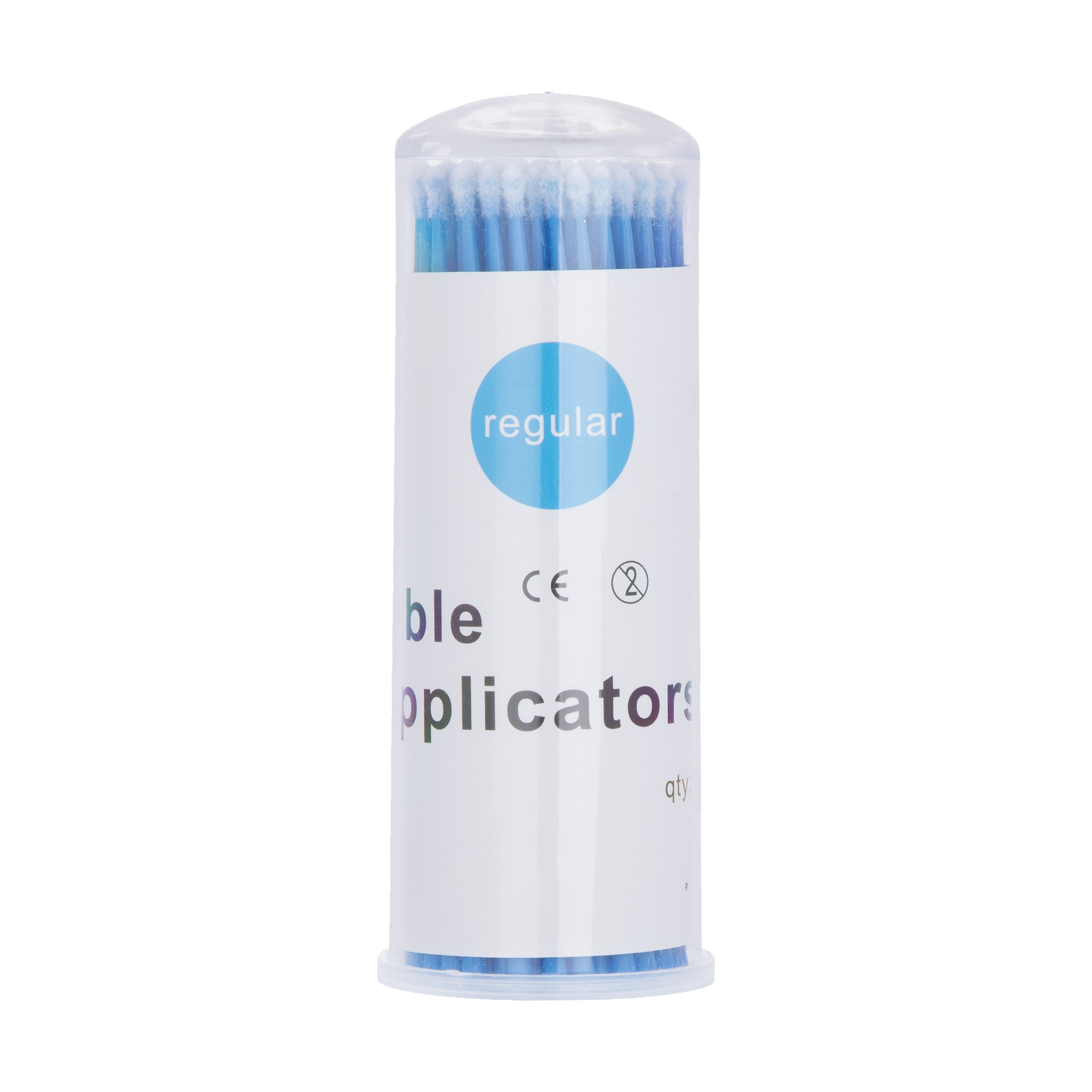 قلم میکروبراش ناخن و مژه مدل pp 901 regular بسته 100 عددی