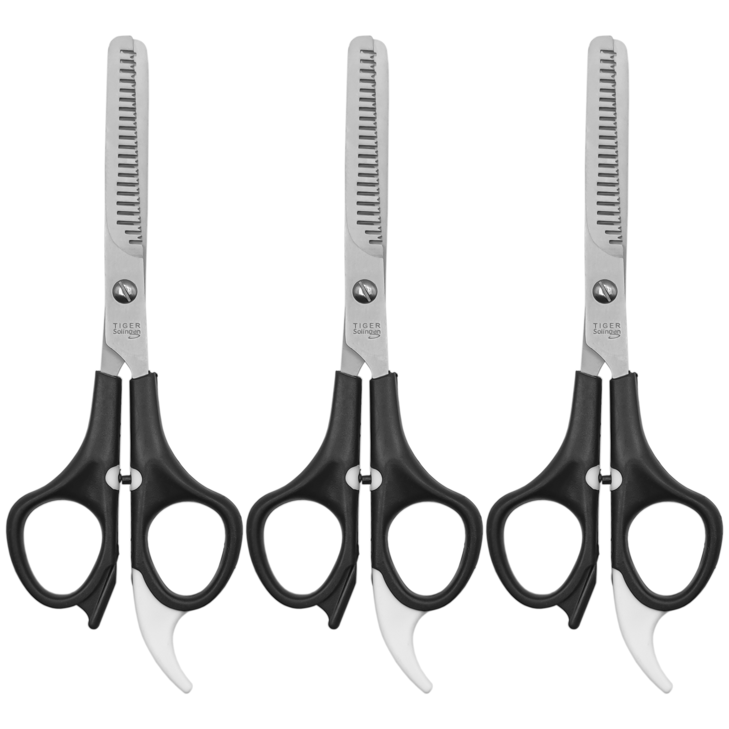 قیچی آرایشگاهی پیتاژ تایگر مدل titanium مجموعه 3 عددی