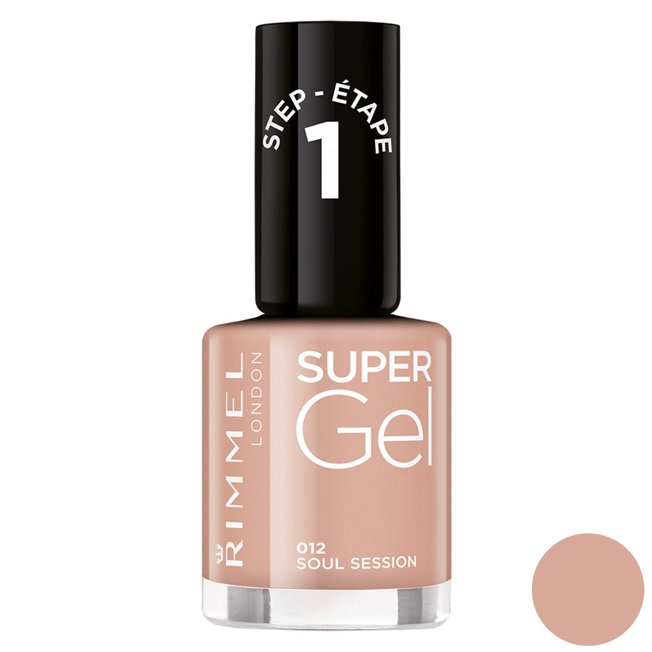 لاک ناخن ریمل لاندن سری super gel شماره 012