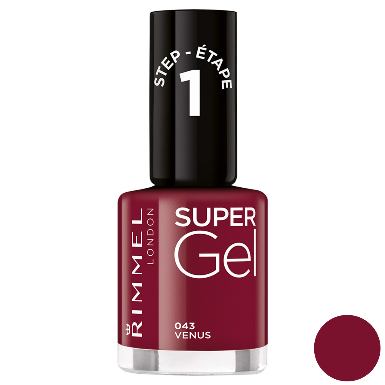 لاک ناخن ریمل لاندن سری super gel شماره 043