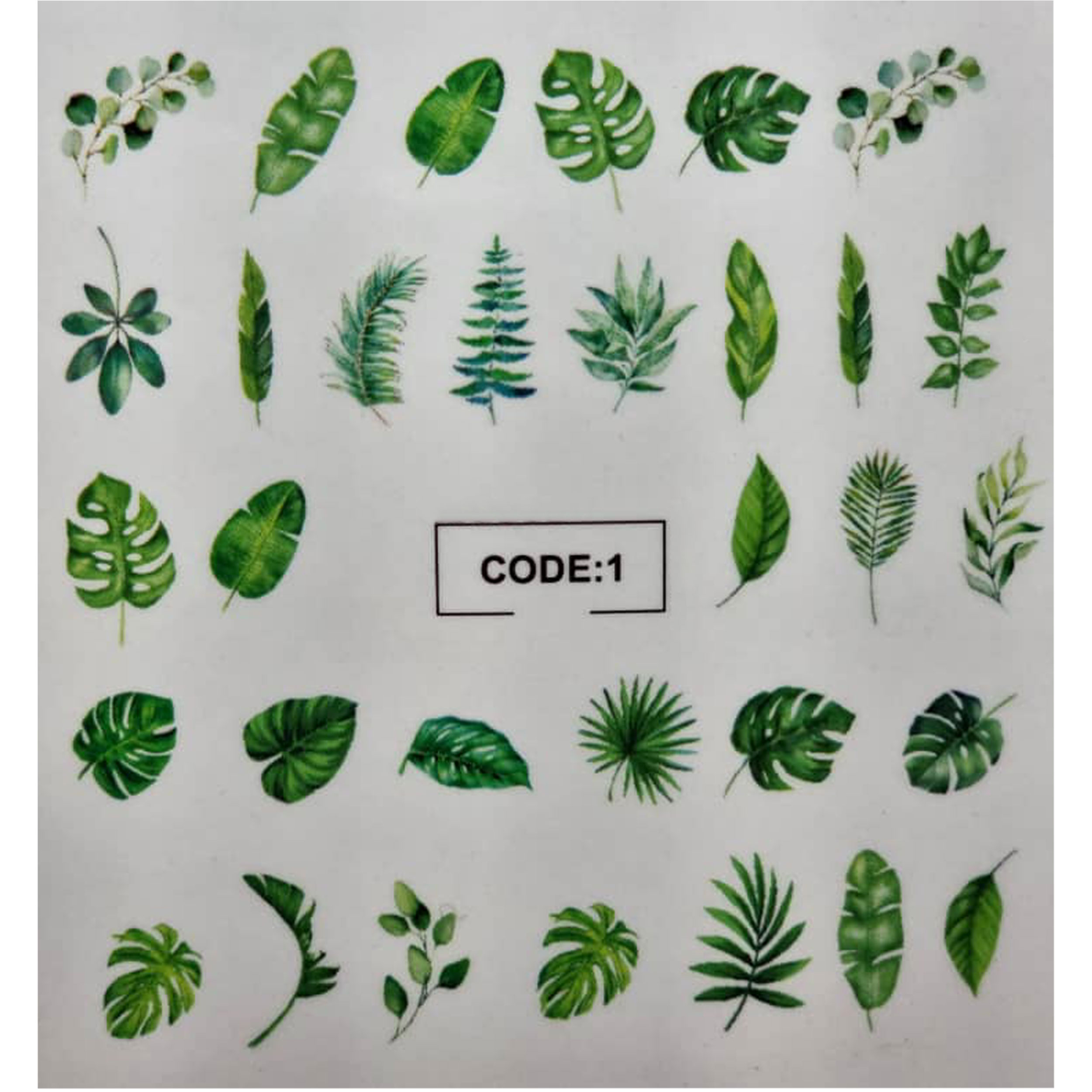 لنز ناخن مدل code1