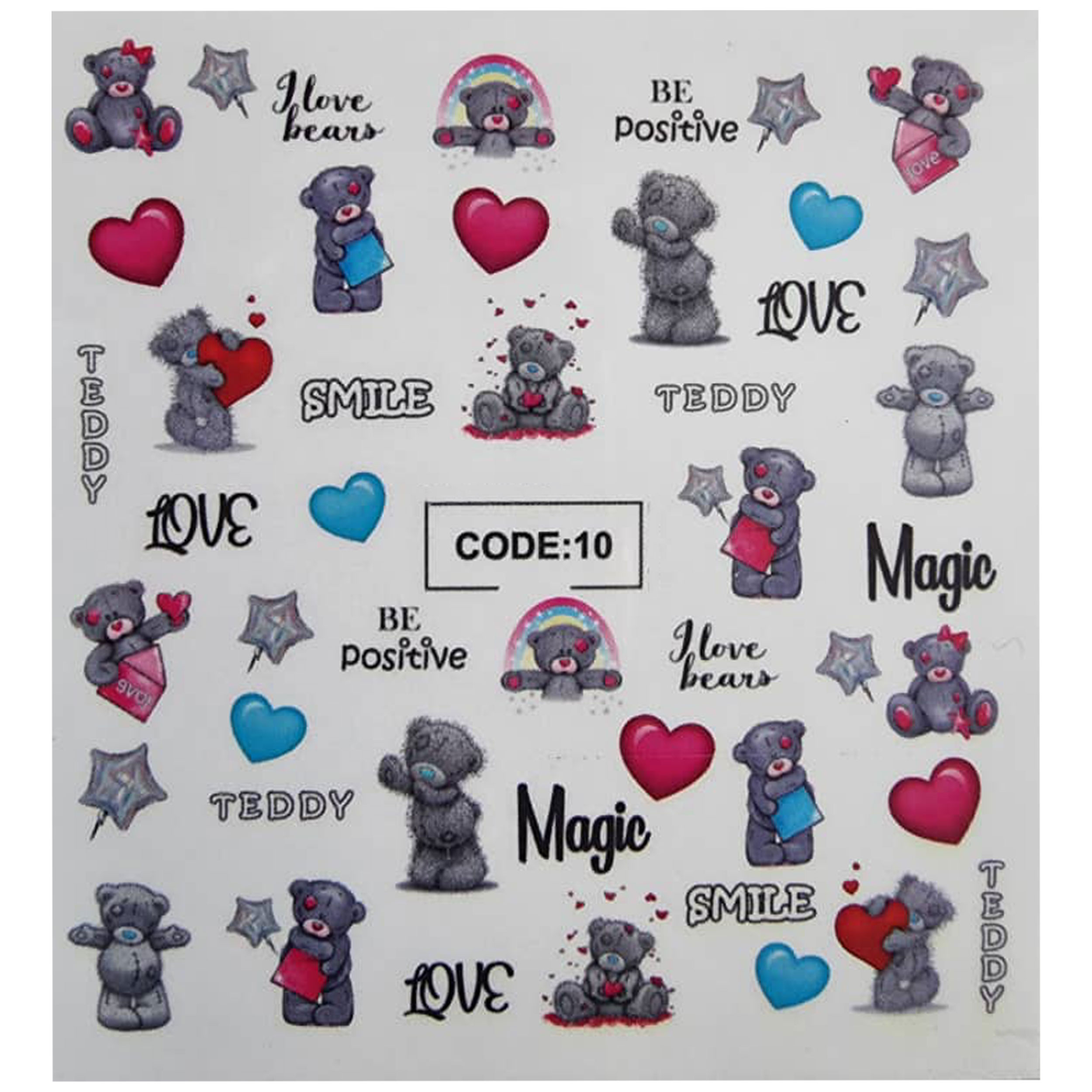 لنز ناخن مدل code10