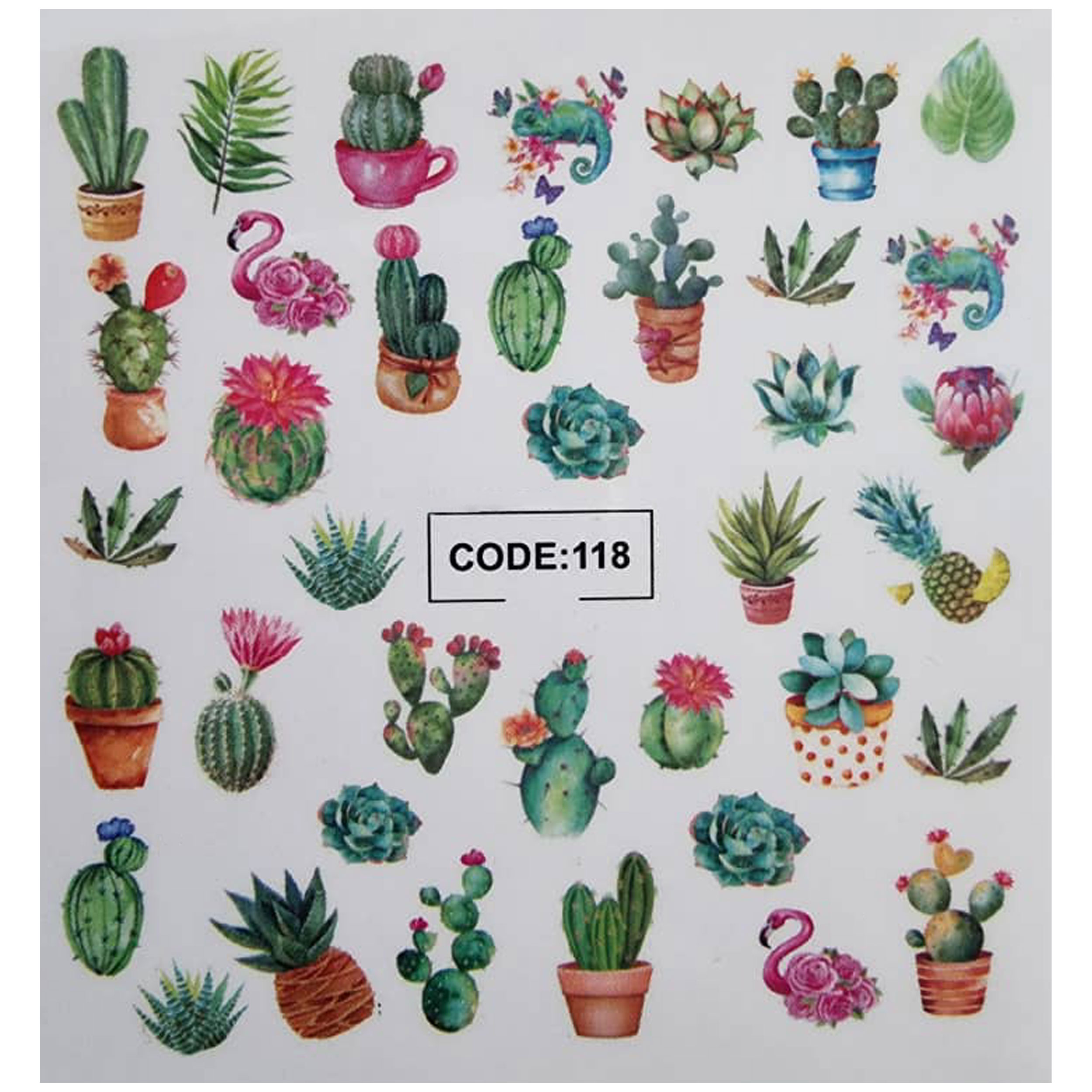 لنز ناخن مدل code118
