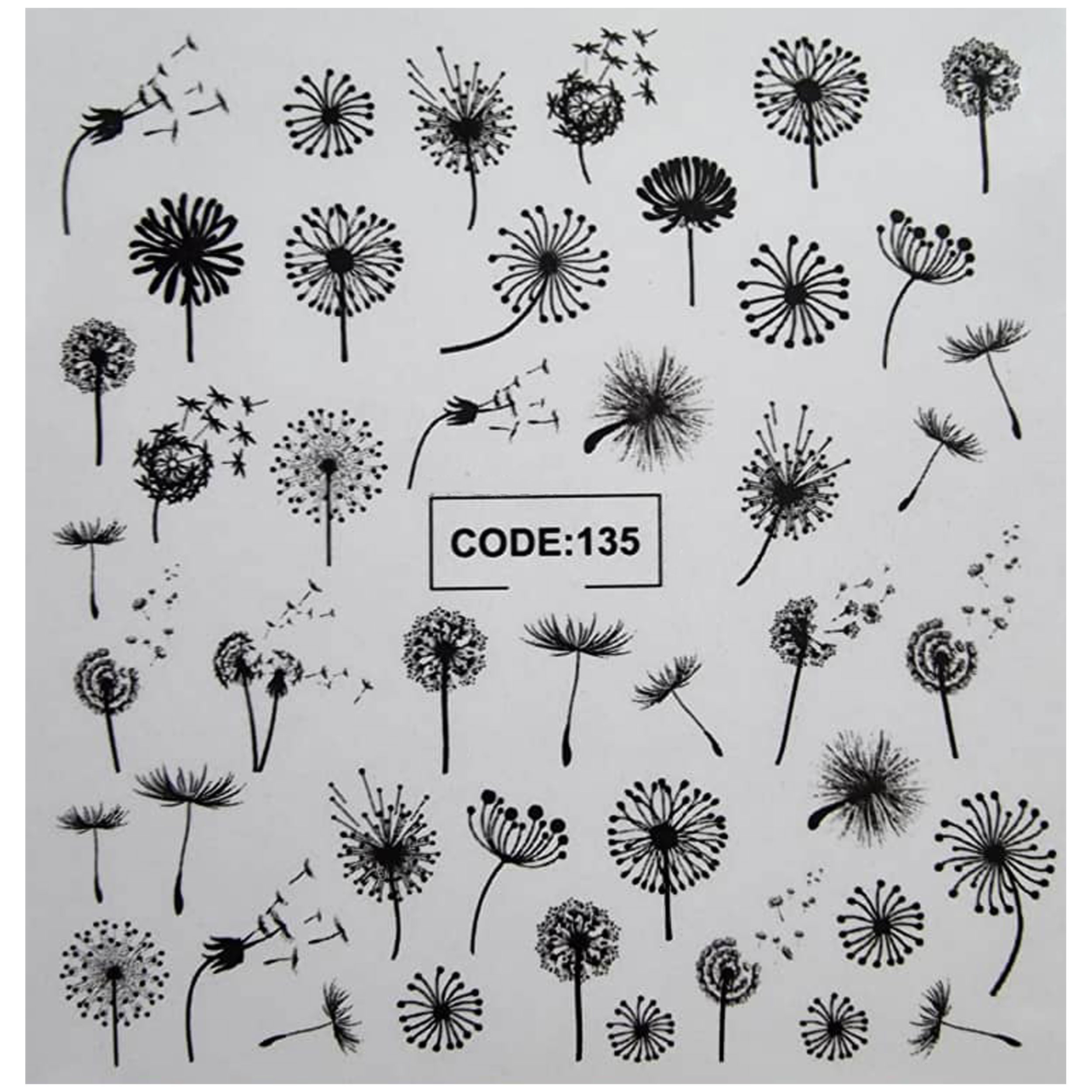 لنز ناخن مدل code135