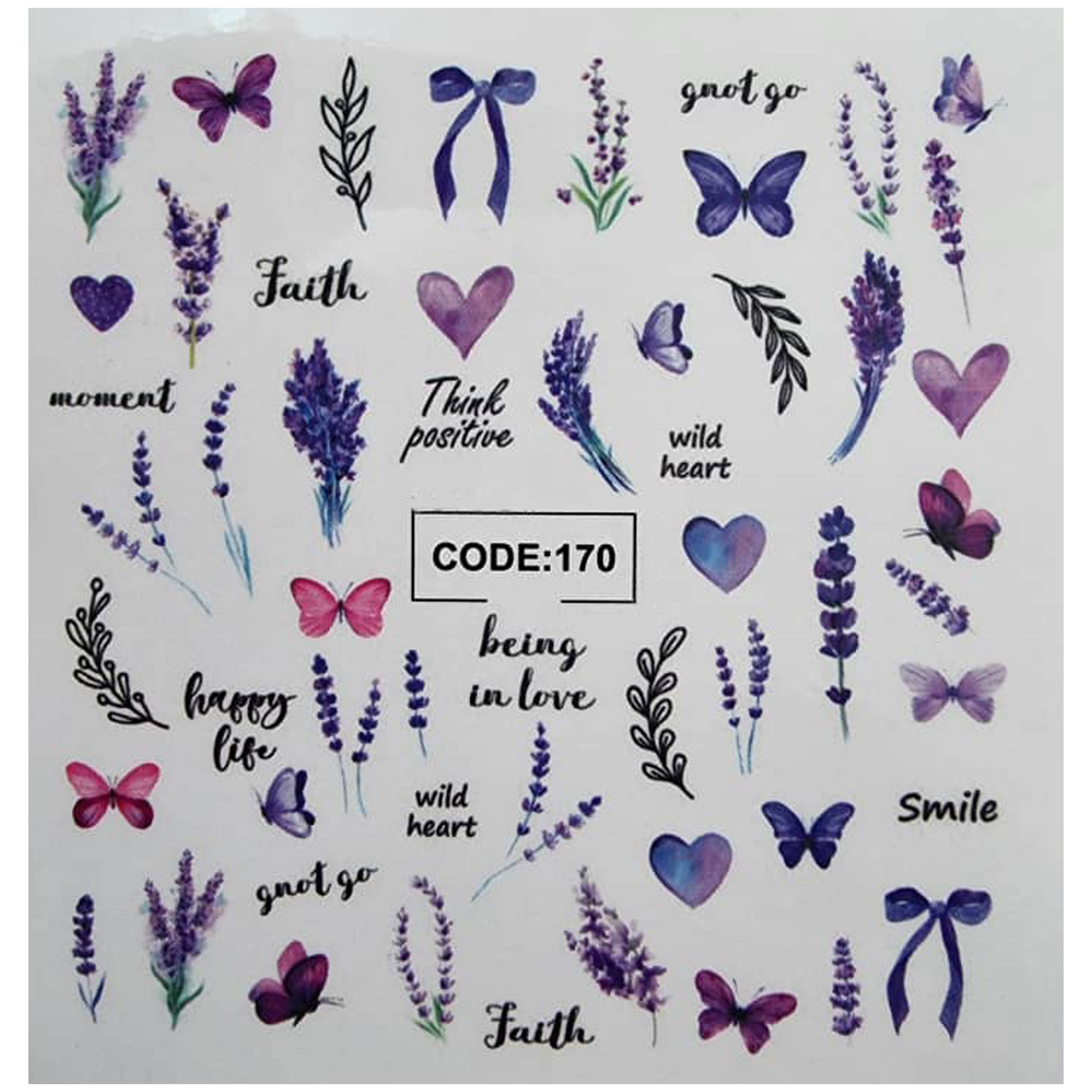 لنز ناخن مدل code170