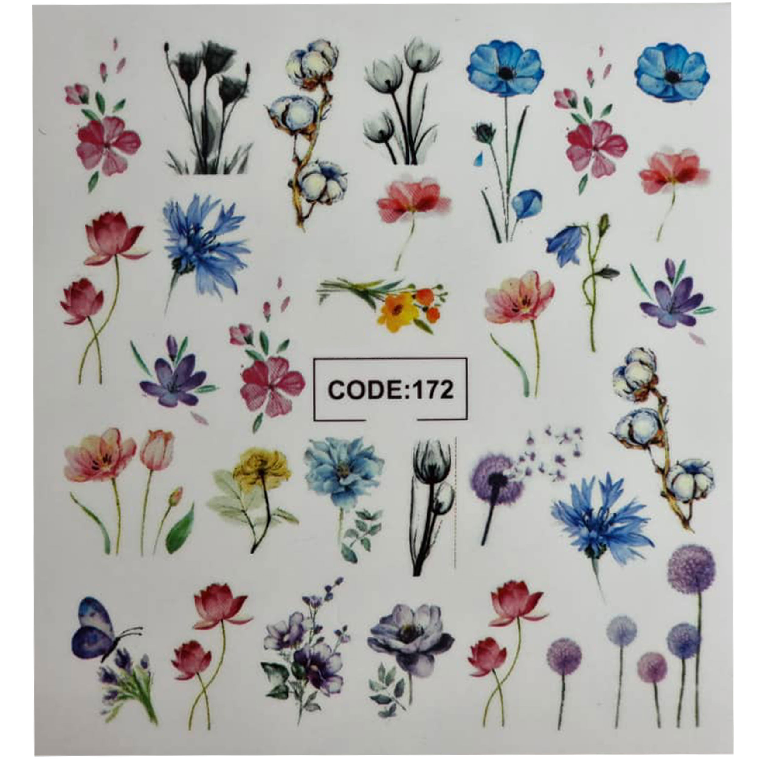 لنز ناخن مدل code172