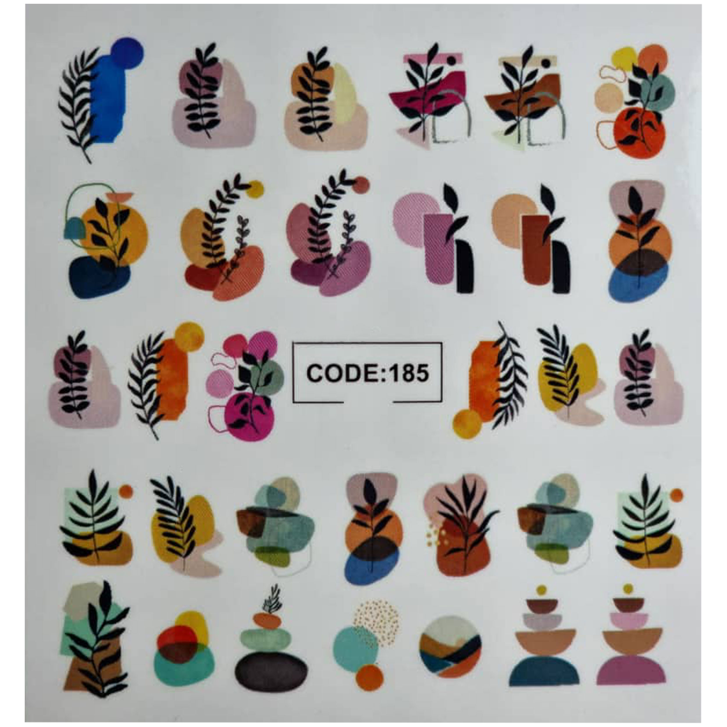 لنز ناخن مدل code185