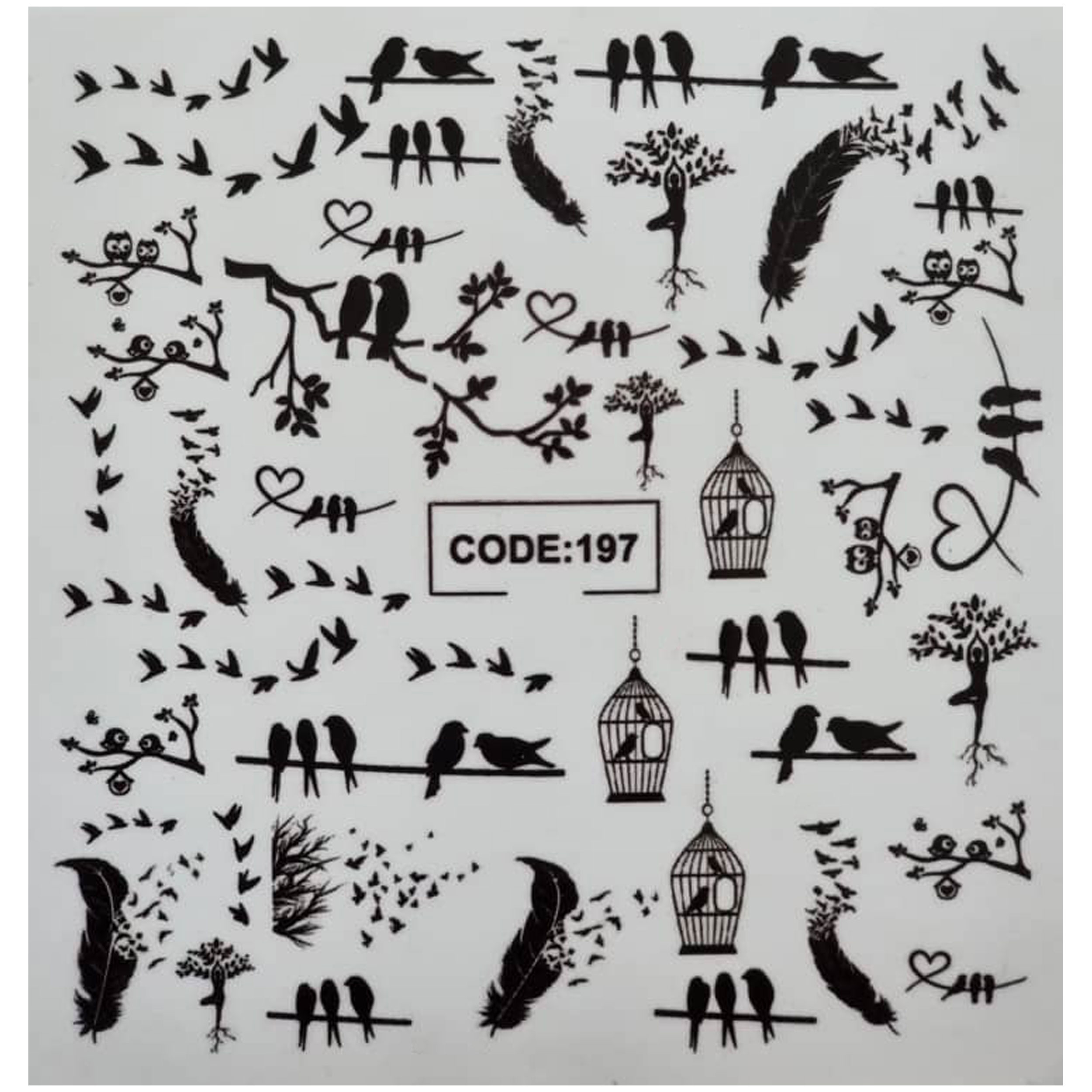 لنز ناخن مدل code197