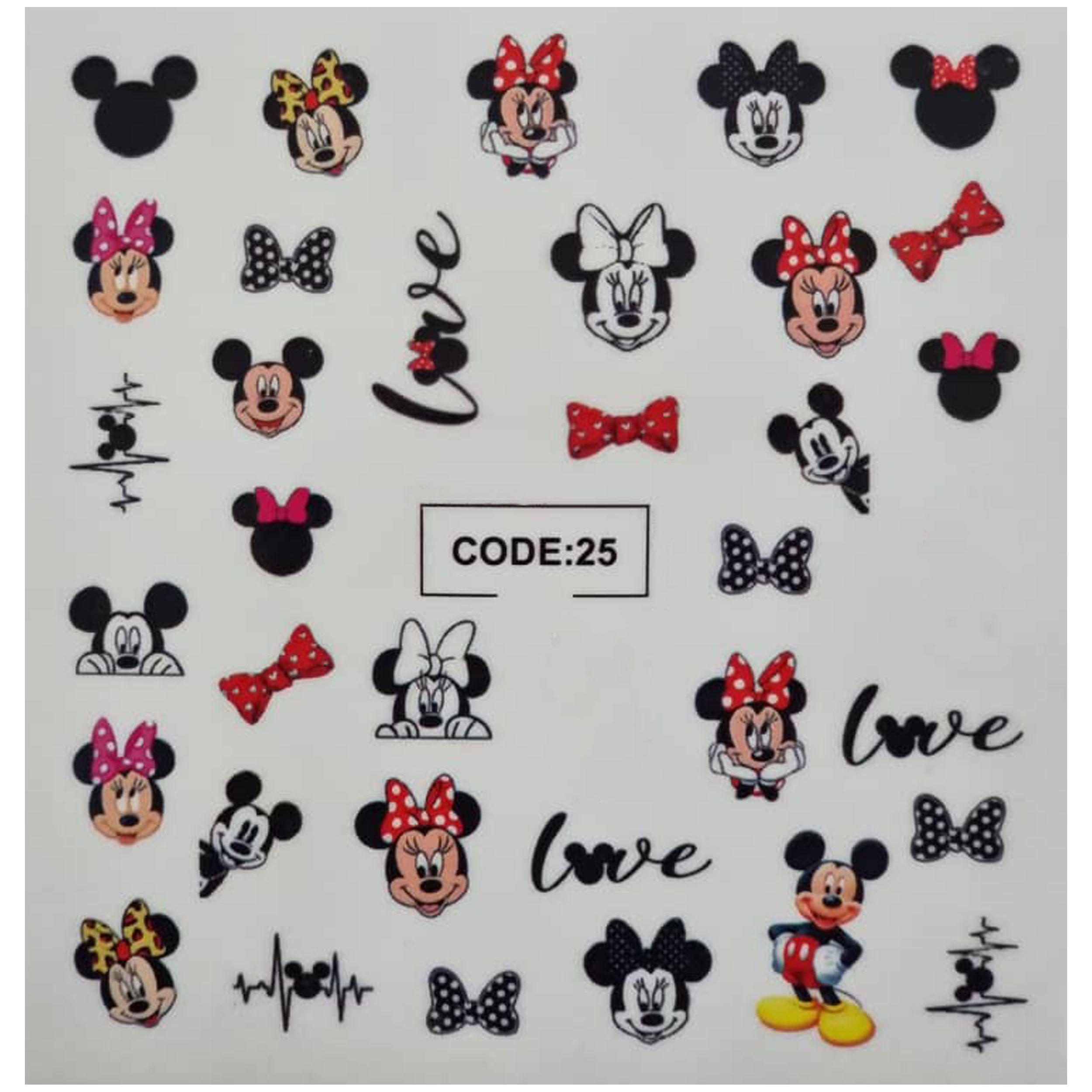 لنز ناخن مدل code25