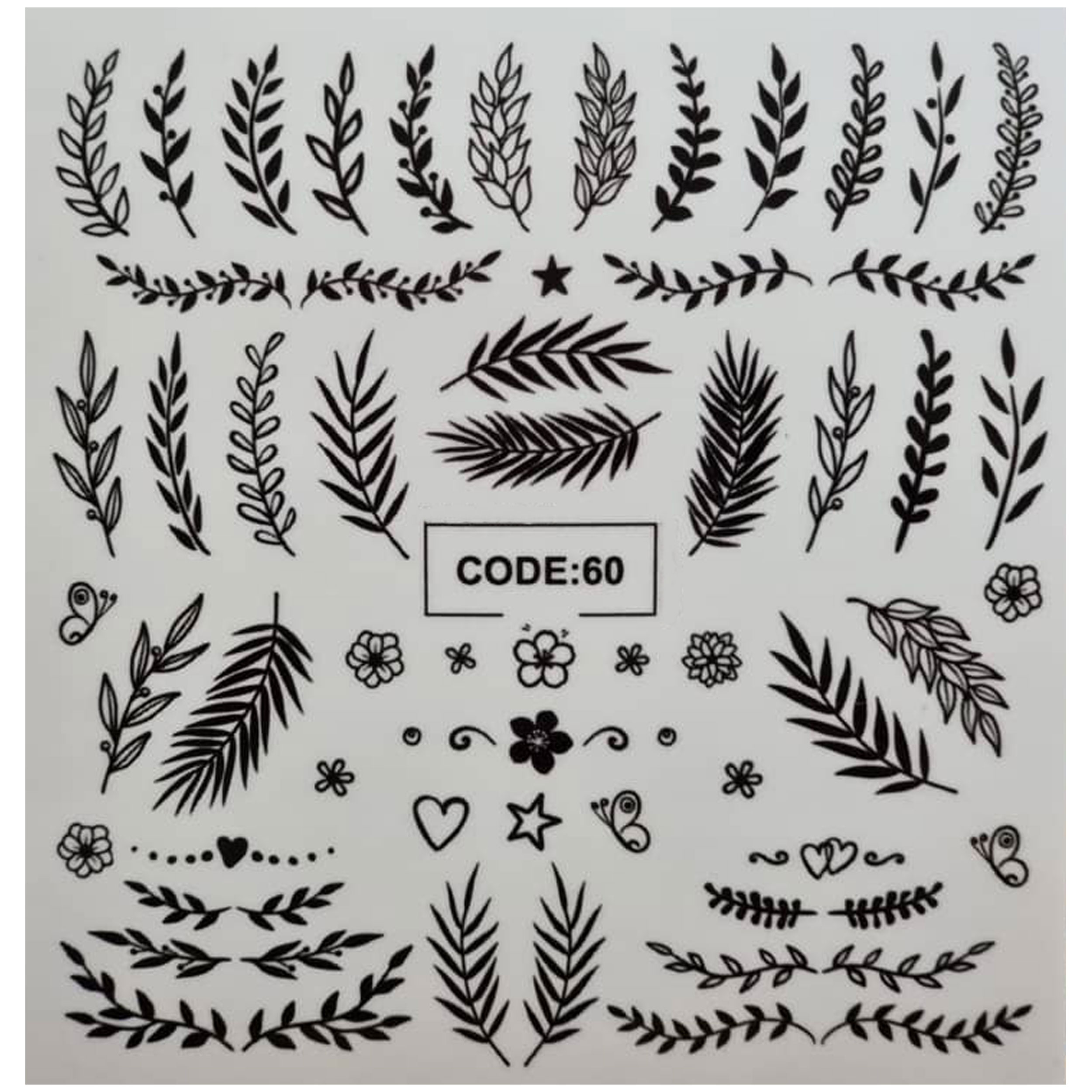 لنز ناخن مدل code60