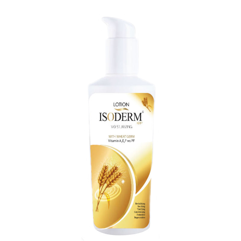 لوسیون بدن ایزودرم مدل wheat germ حجم 200 میلی لیتر