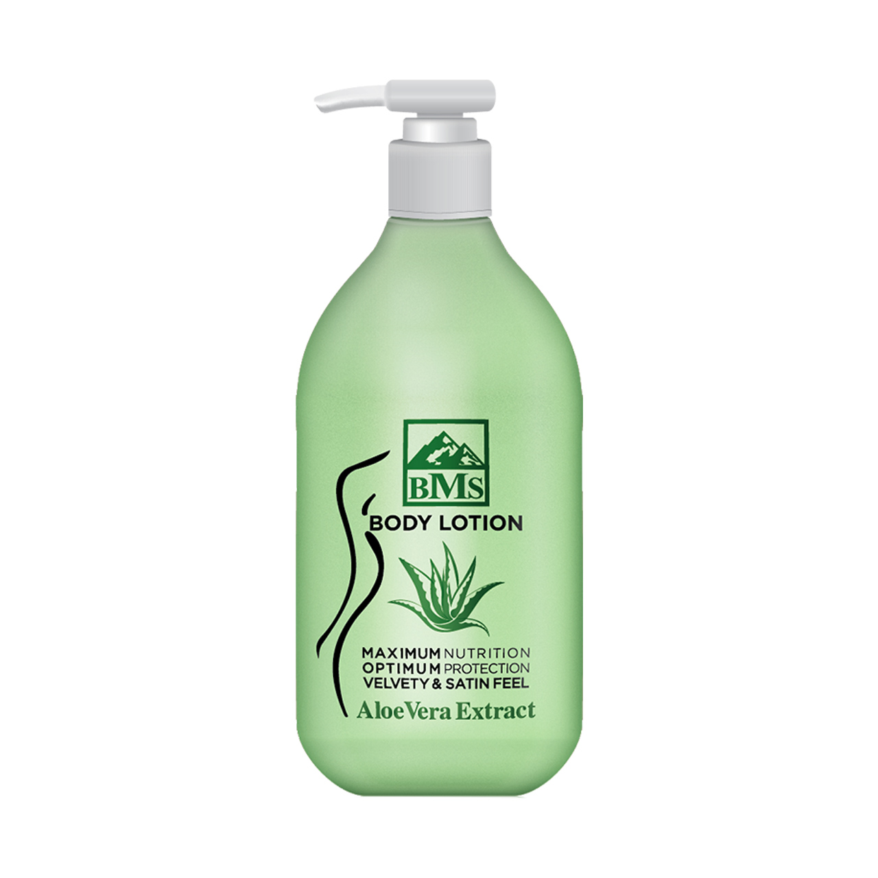 لوسیون بدن بی ام اس مدل aloe vera حجم 300 میلی لیتر