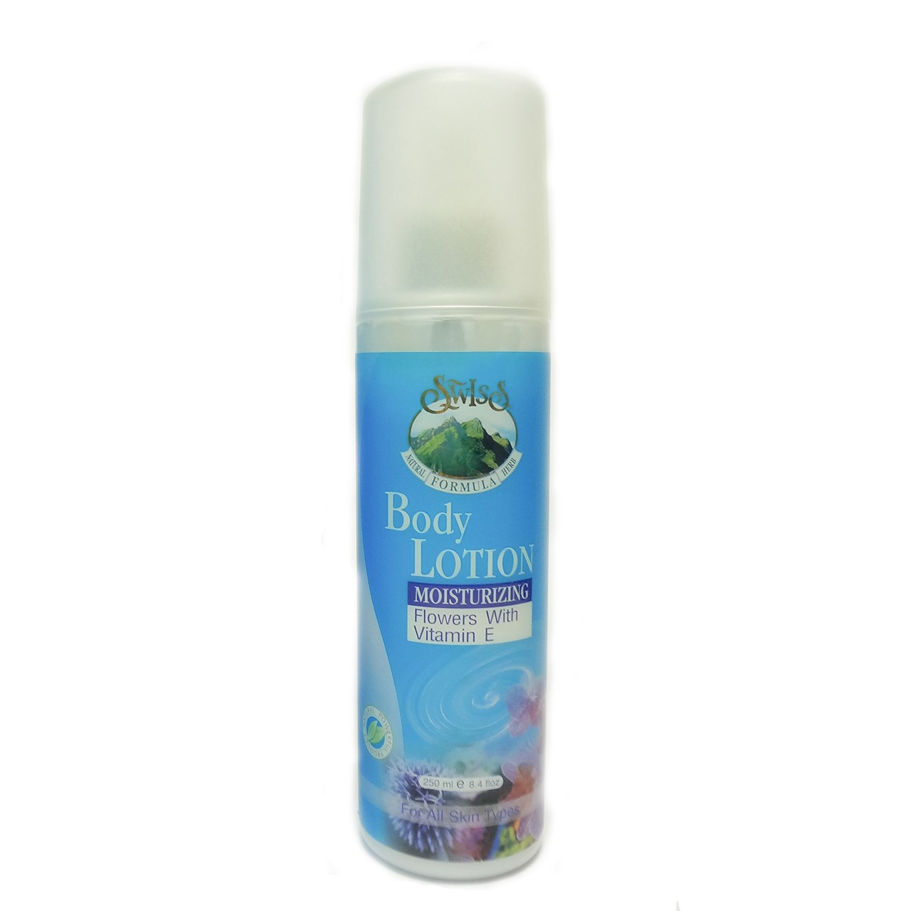 لوسیون بدن سوئیس فورمولا مدل moisturizing حجم 250 میلی لیتر