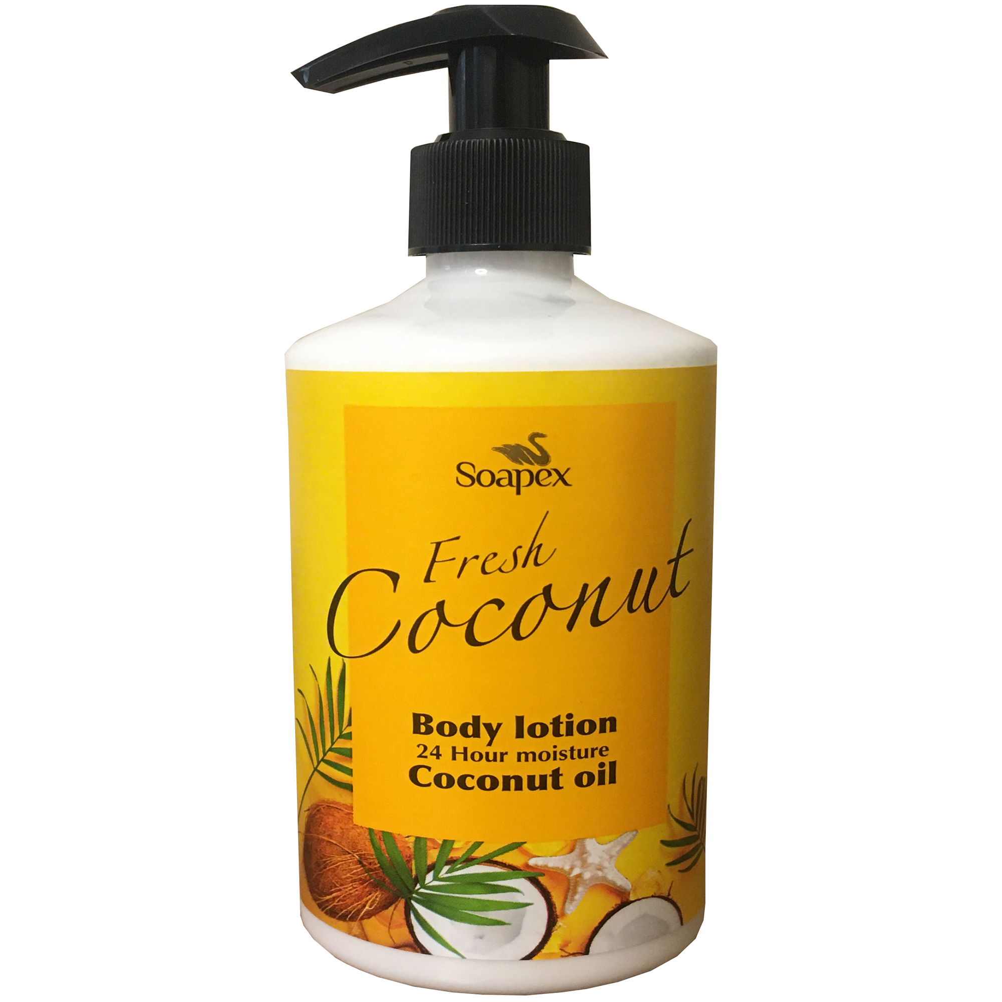 لوسیون بدن سوپکس مدل coconut oil حجم 350 میلی لیتر