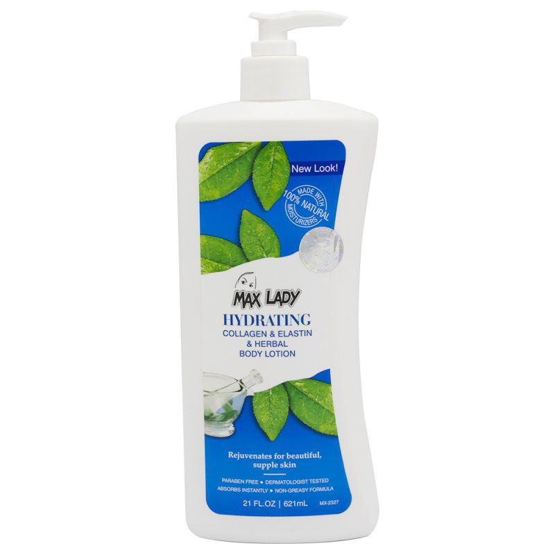 لوسیون بدن مکس لیدی مدل hydrating حجم 621 میلی لیتر