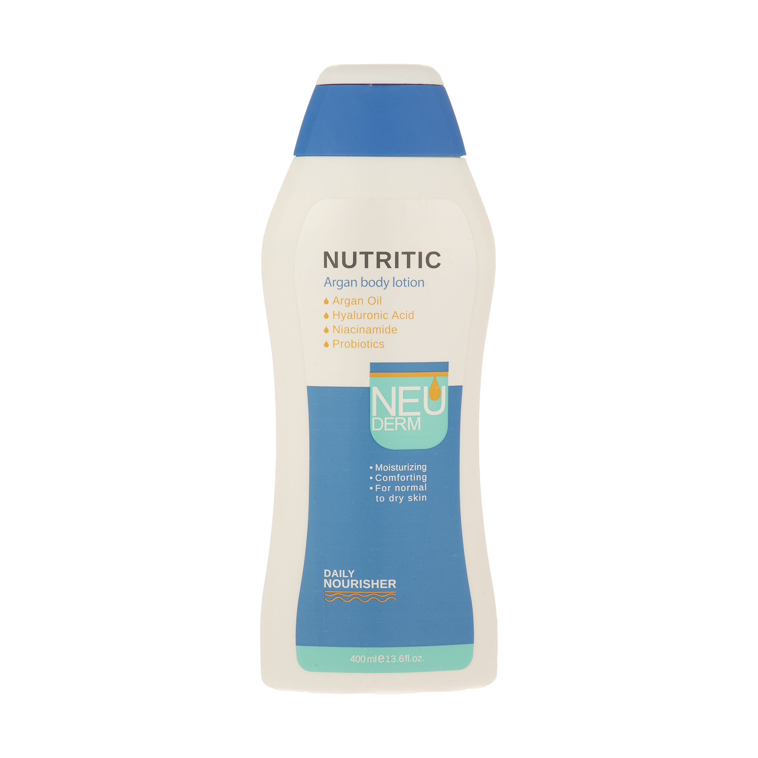 لوسیون بدن نئودرم مدل daily nourisher حجم 400 میلی لیتر