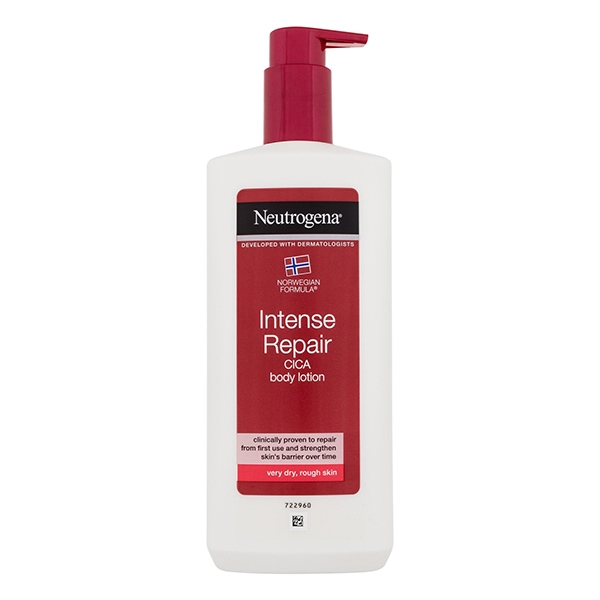 لوسیون بدن نوتروژینا مدل intense repair حجم 400 میلی لیتر