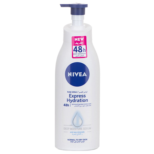 لوسیون بدن نیوآ مدل express hydration حجم 400 میلی لیتر