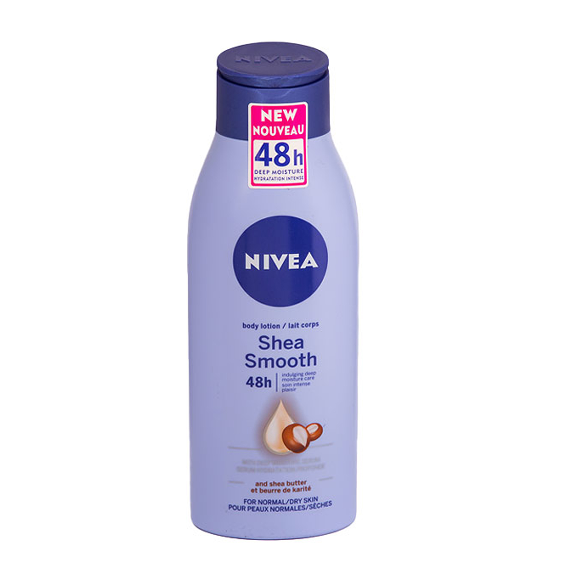 لوسیون بدن نیوآ مدل shea smooth حجم 250 میلی لیتر