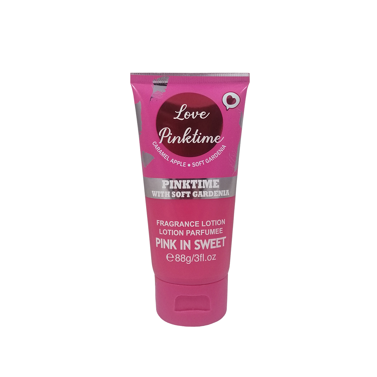 لوسیون بدن پینک این سوییت مدل love pink time وزن 88 گرم