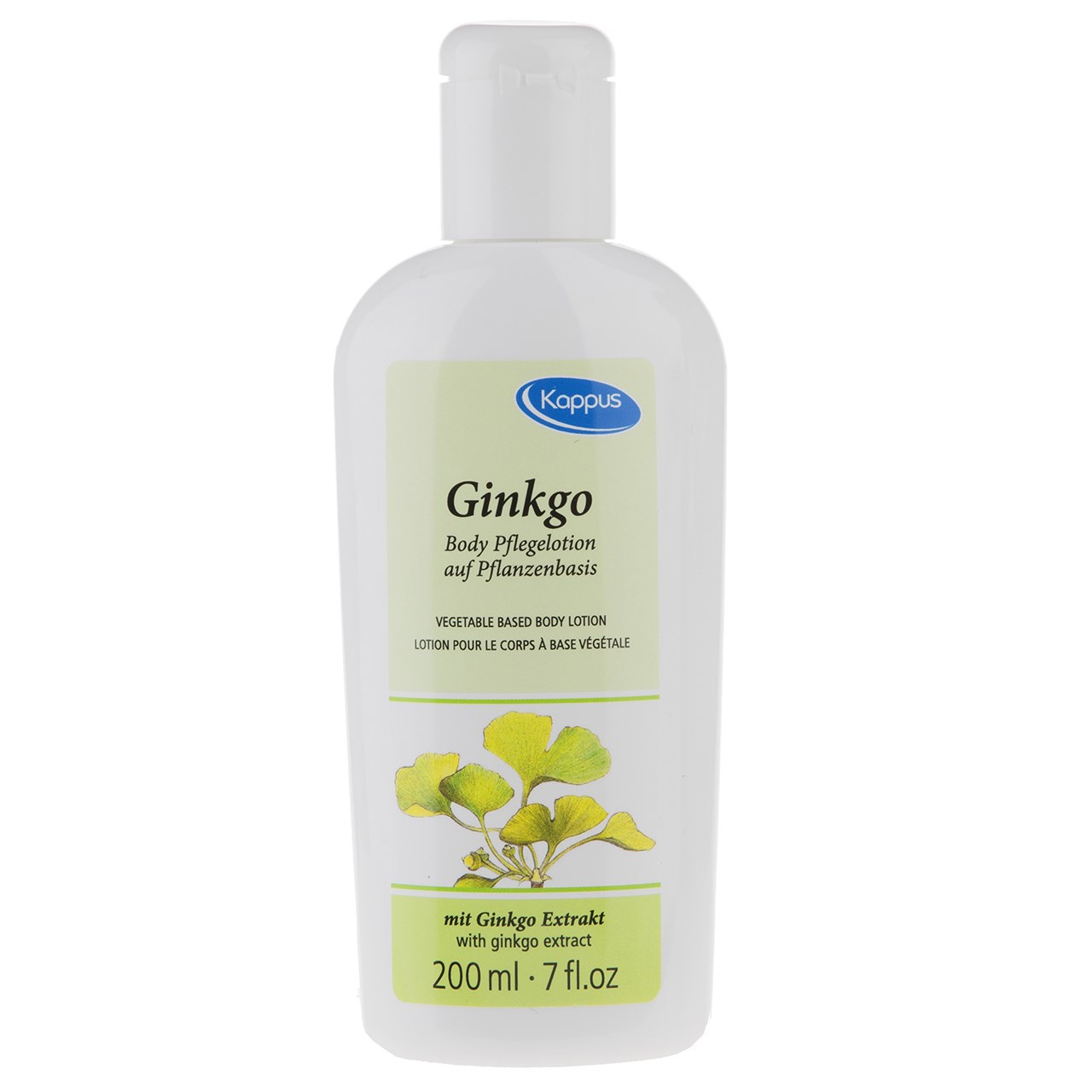 لوسیون بدن کاپوس مدل ginkgo حجم 200 میلی لیتر