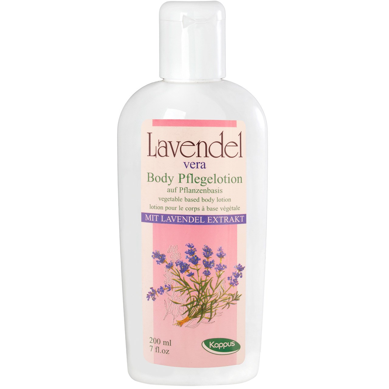 لوسیون بدن کاپوس مدل lavender vera حجم 200 میلی لیتر