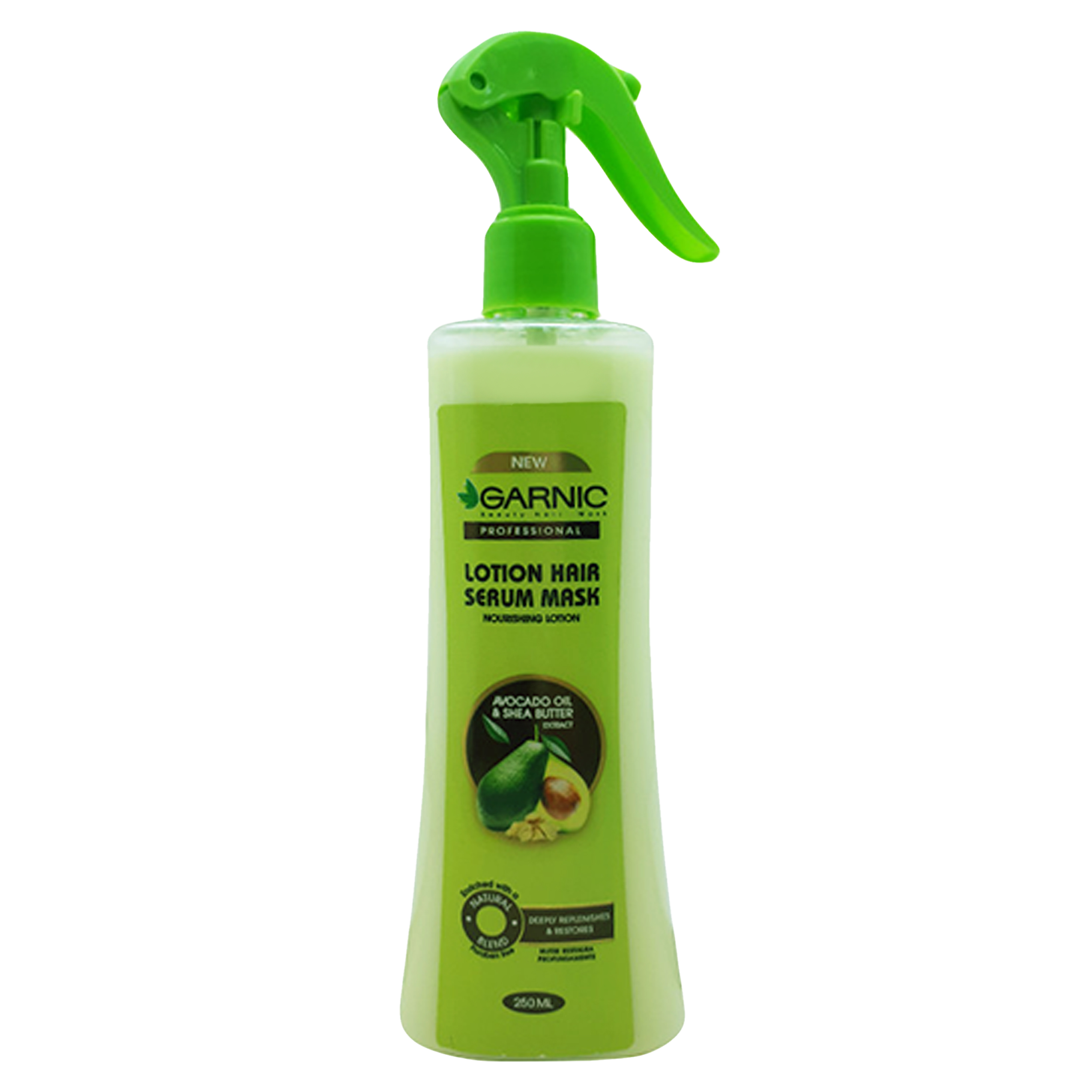 لوسیون تقویت کننده و مرطوب کننده مو گارنیک مدل avocado oil حجم 250 میلی لیتر