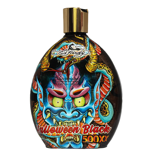 لوسیون سولاریوم ادهاردی مدل halloween black حجم 400 میلی لیتر