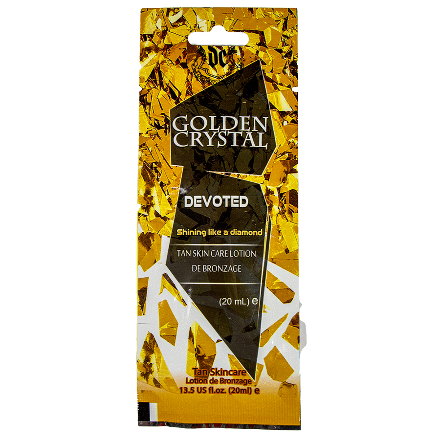 لوسیون سولاریوم دیوتد کریشن مدل golden crystal حجم 20 میلی لیتر