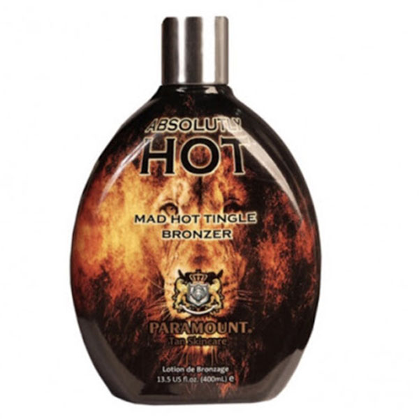 لوسیون سولاریوم پارامونت مدل absolutly hot حجم 400 میلی لیتر