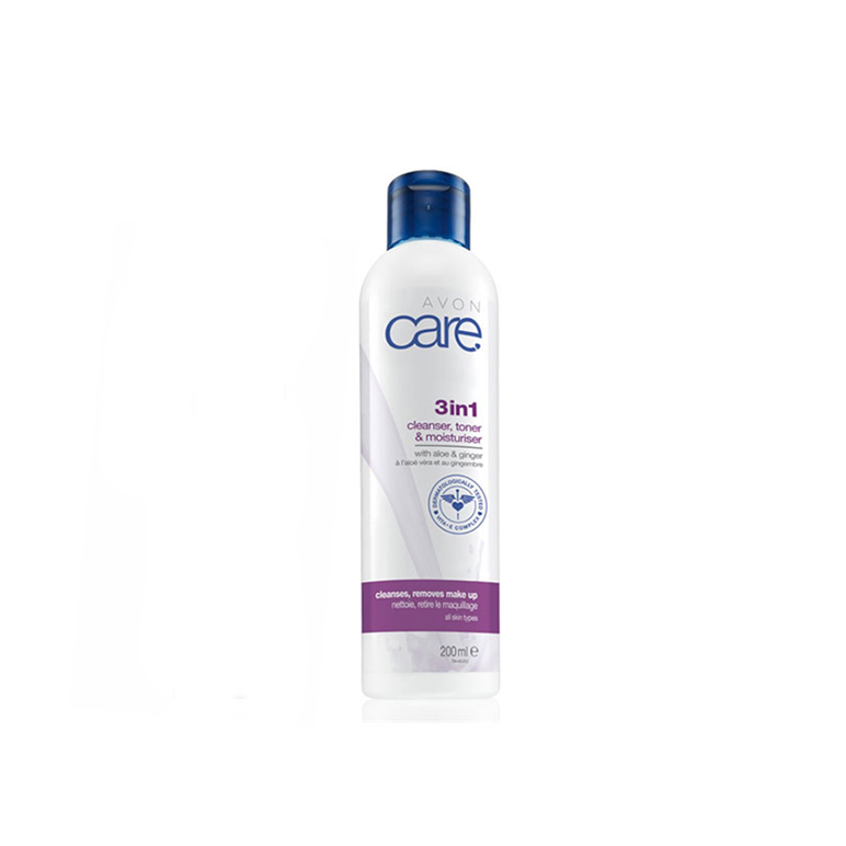 لوسیون صورت آون مدل care 3 in 1 با حجم 200 میلی لیتر
