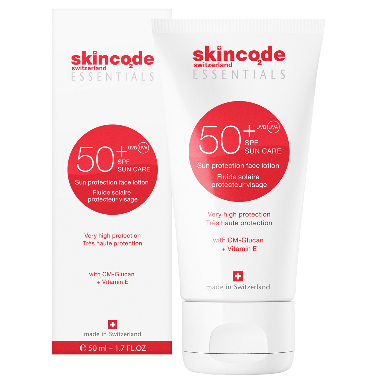 لوسیون ضد آفتاب اسکین کد مدل sun protective حجم 50 میلی لیتر