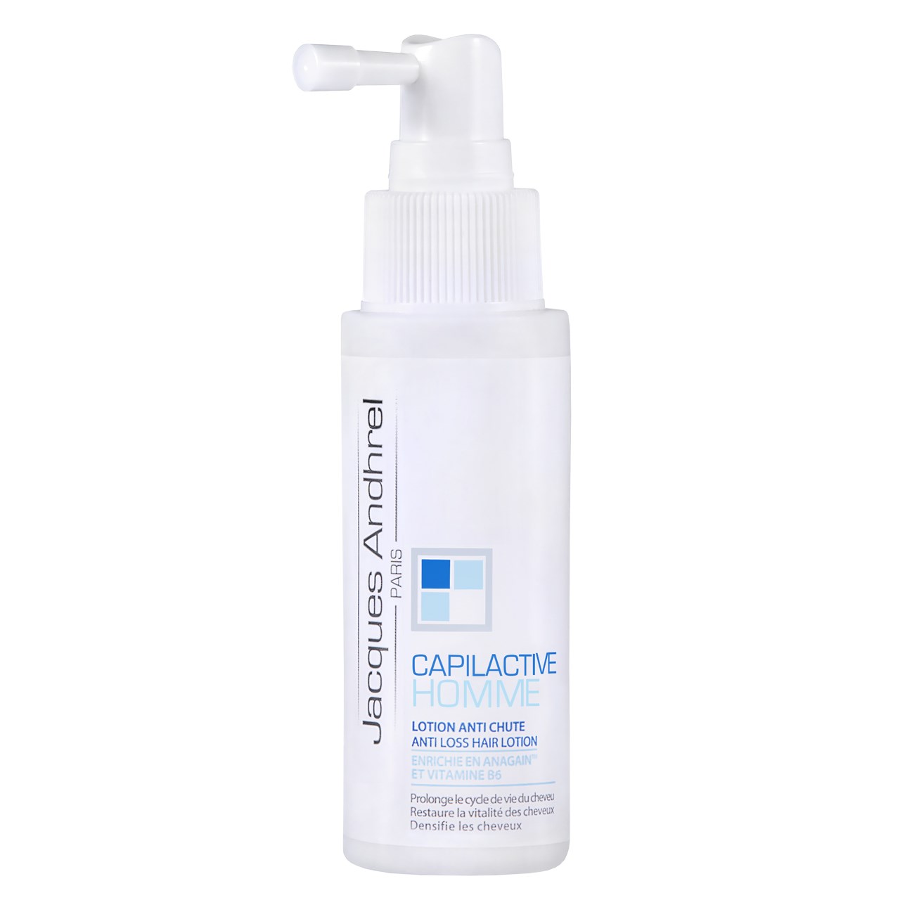 لوسیون ضد ریزش مو آقایان ژاک آندرل پاریس مدل capilactive homme حجم 60 میلی گرم