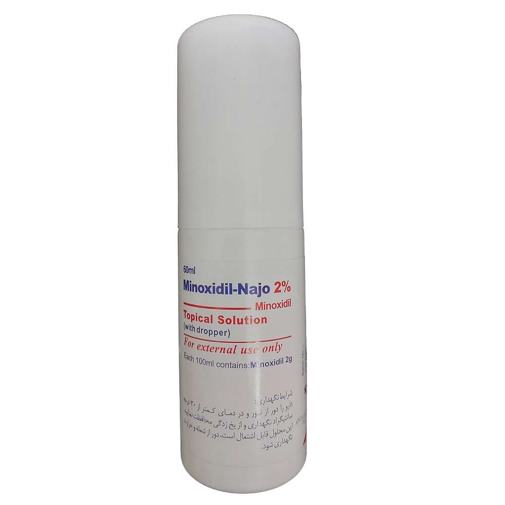 لوسیون ضد ریزش و تقویت کننده مو ناژو مدل minoxidil 02 حجم 60 میلی لیتر