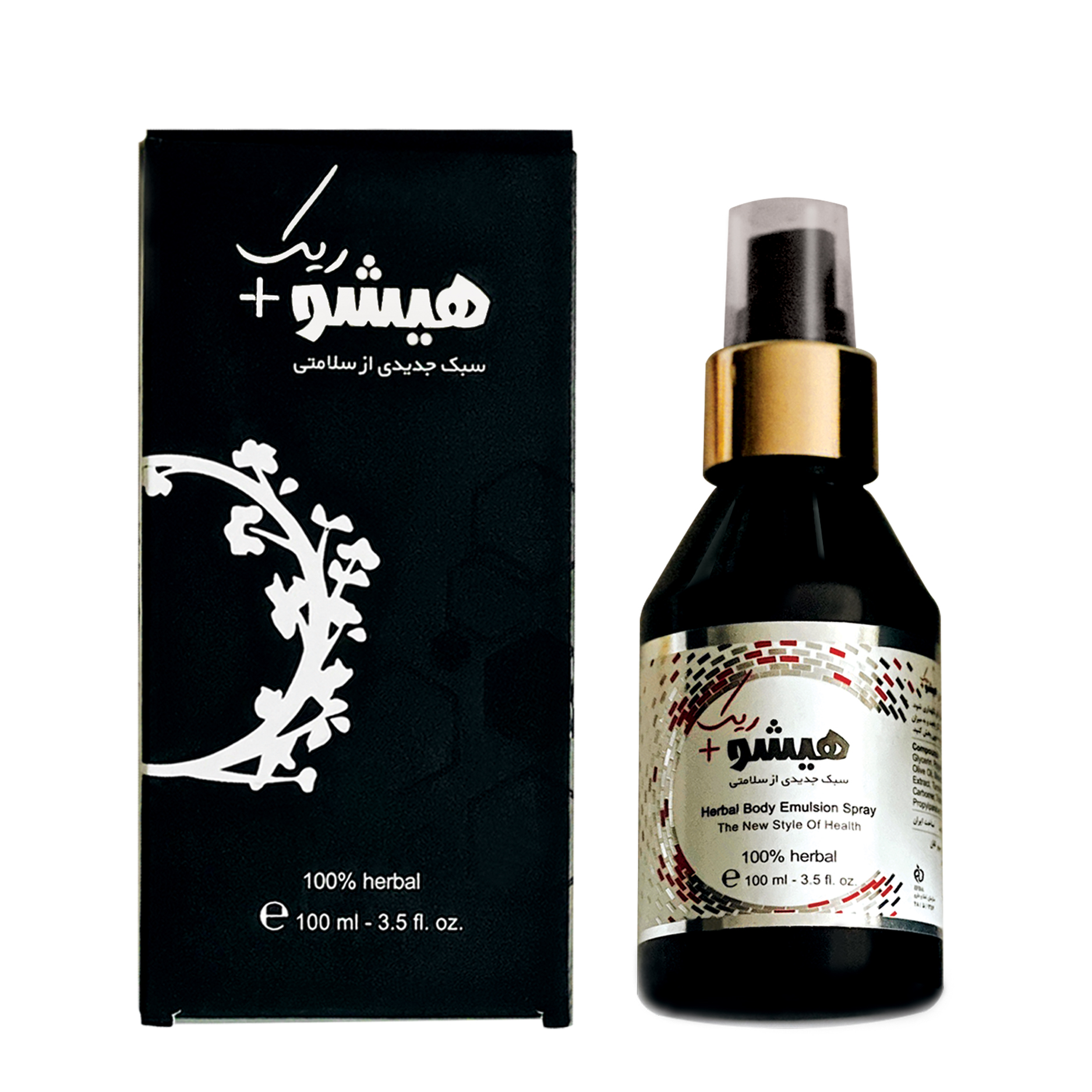 لوسیون و روغن بدن هیشو ریک مدل 01 حجم 100 میلی لیتر