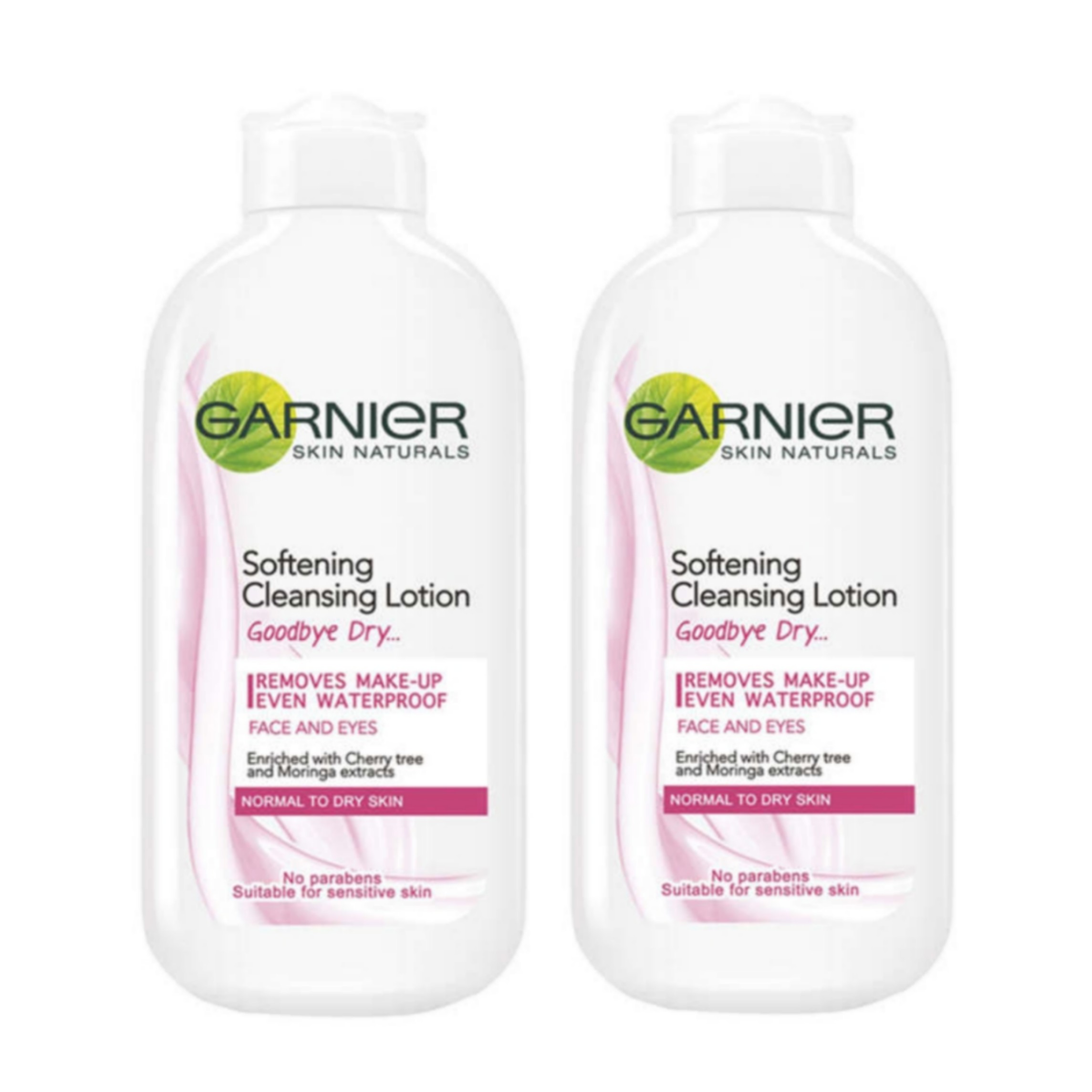 لوسیون پاک کننده آرایش صورت گارنیه مدل softening حجم 200 میلی لیتر مجموعه 2 عددی