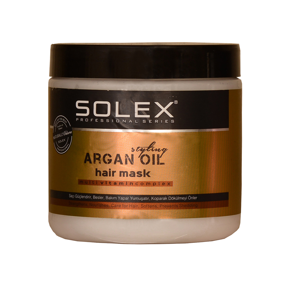 ماسم مو سولکس مدل argan oil حجم 500 میلی لیتر