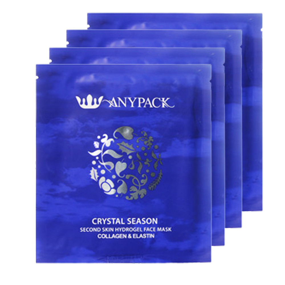 ماسک صورت آنیپک مدل crystal season حجم 27 میلی لیتر بسته 4 عددی