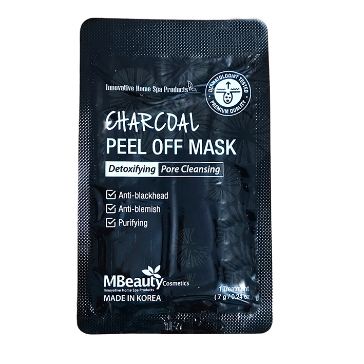 ماسک صورت ام بیوتی مدل charcoal وزن 7 گرم بسته 3 عددی