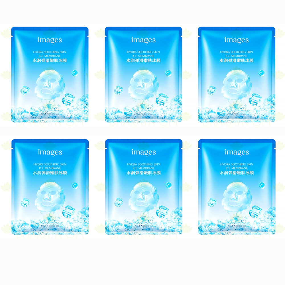 ماسک صورت ایمجز مدل ice وزن 25 گرم مجموعه 6 عددی
