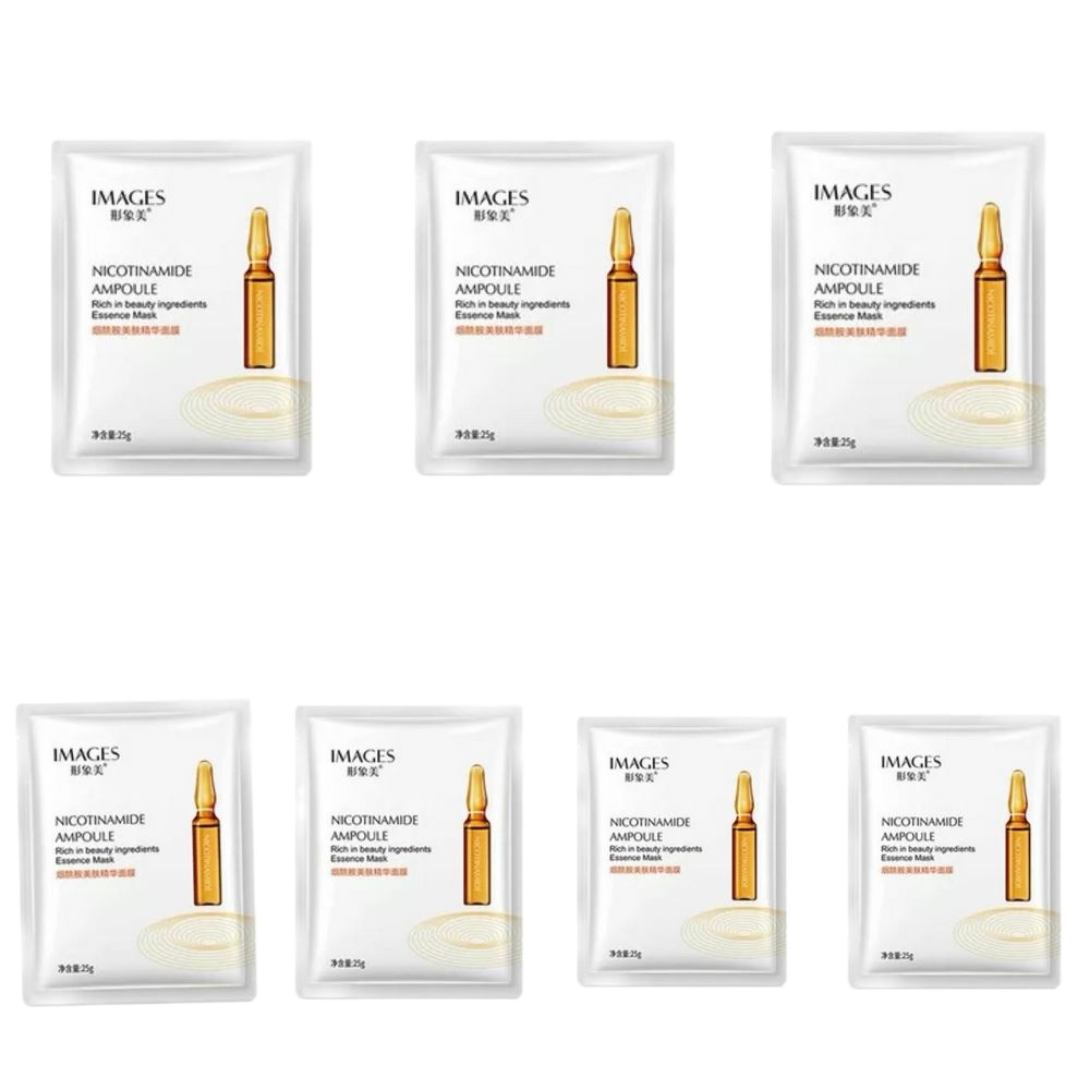ماسک صورت ایمجز مدل nicotinamide ampoule وزن 25 گرم بسته 7 عددی