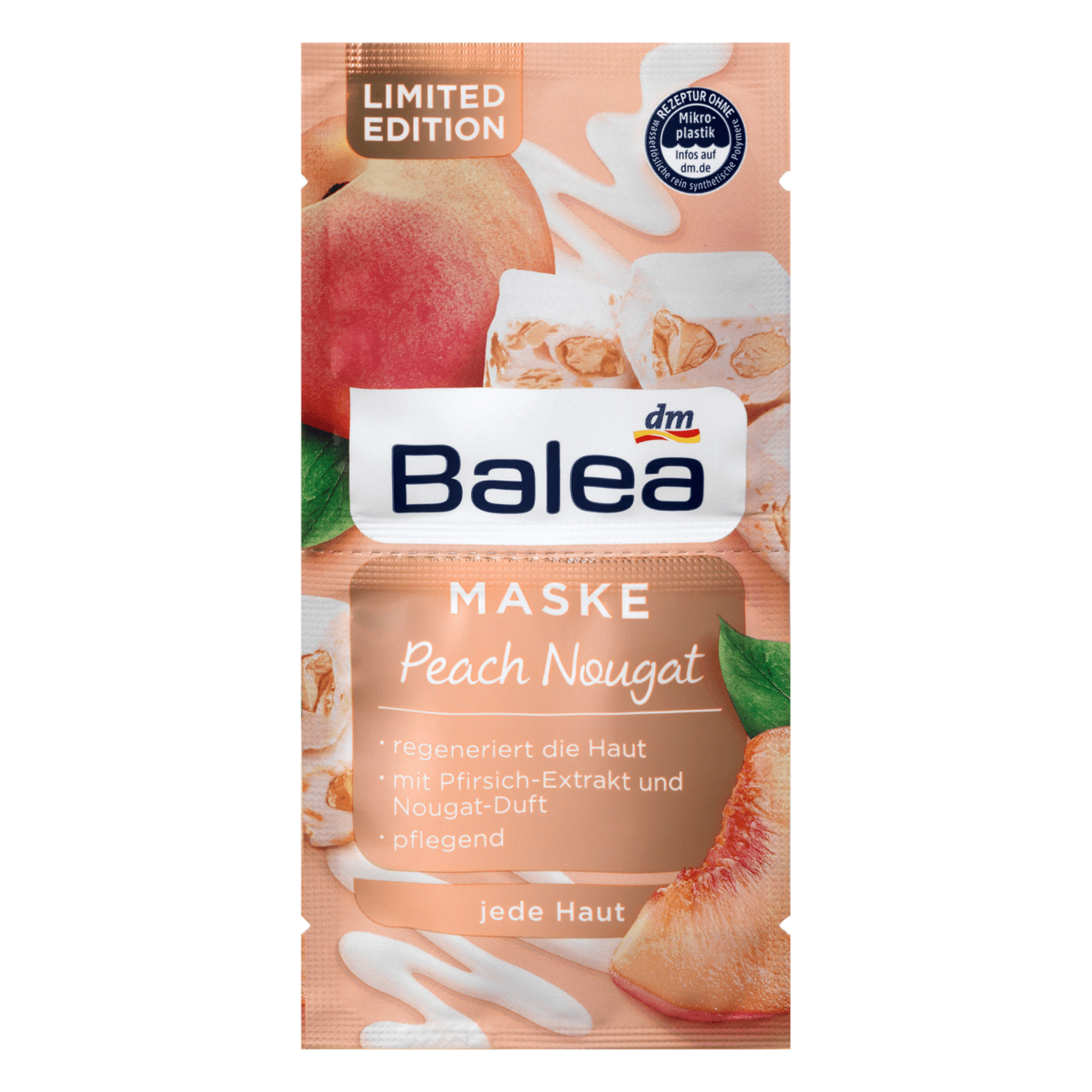 ماسک صورت باله آ مدل peach nougat حجم 16 میلی لیتر